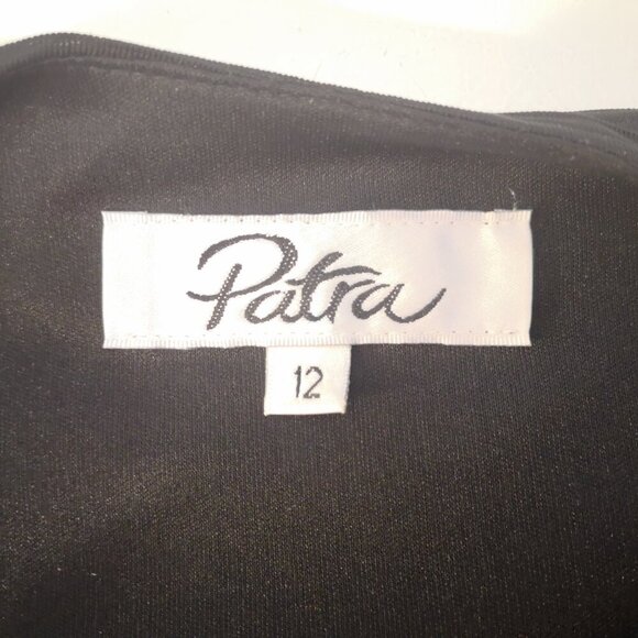 2 / $30.00 - Patra Ladies Size 12 Fully Lined Black Short Sleeve Open Blazer - Picture 3 of 7